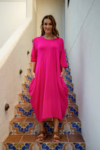 Load image into Gallery viewer, Alviva Maxi Dress in Magenta